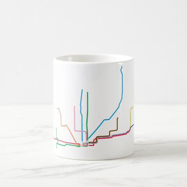 CTA "EL" Map Mug (Center)