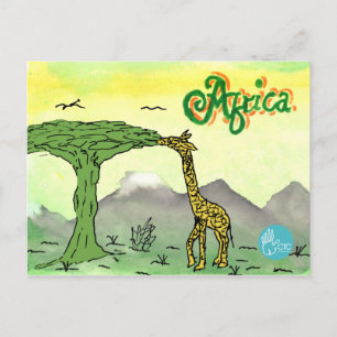 CTC International - Giraffe Postcard