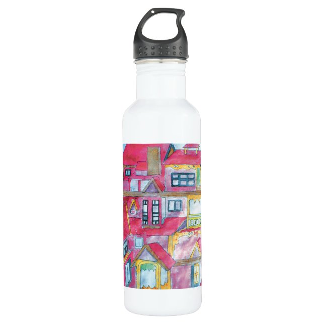 CTC International - Houses Water Bottle (Front)