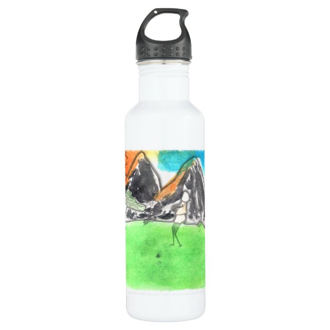 CTC International - Man and River Water Bottle (Front)