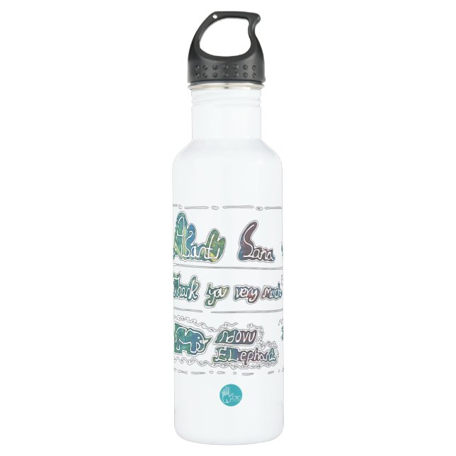 CTC International - Thank You Stainless Steel Water Bottle (Front)