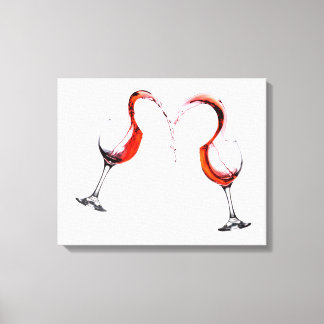 CTEH0146.tifRed wine Heart Canvas Print