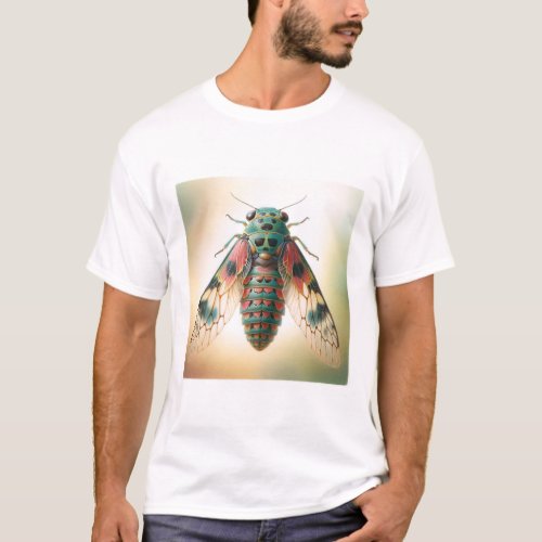 Ctenopseustis dorsal view in watercolor and ink 04 T_Shirt