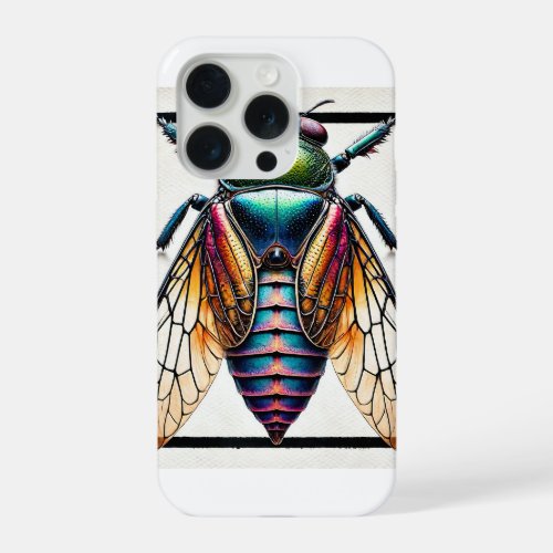 Ctenopseustis Insect 130624IREF126 _ Watercolor iPhone 15 Pro Case