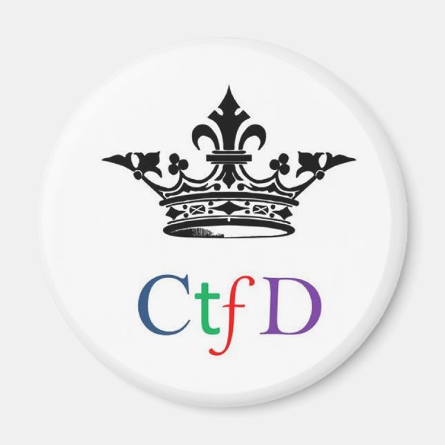 CTFD round magnet (Front)