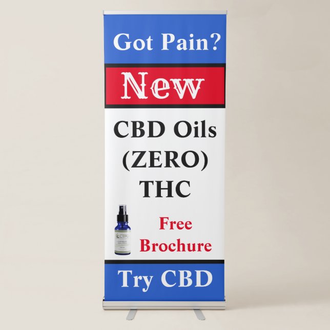 CTFO Quick Set Up Display Retractable Banner (Front)