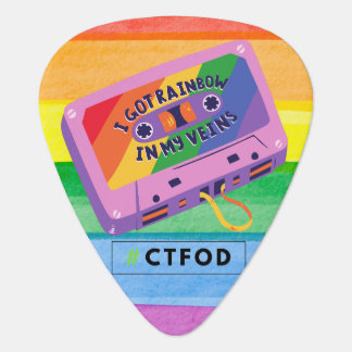 CTFOD- Rainbow in my veins- Guitar pick
