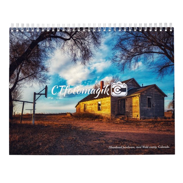 CTfotomagik 2020 wall calendar (Back)
