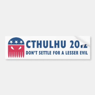 Cthulhu 2012 bumper sticker