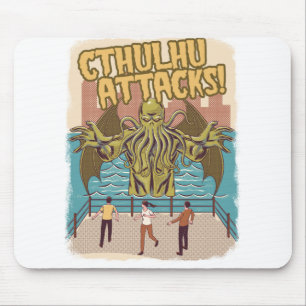 Cthulhu Attacks! Mouse Pad