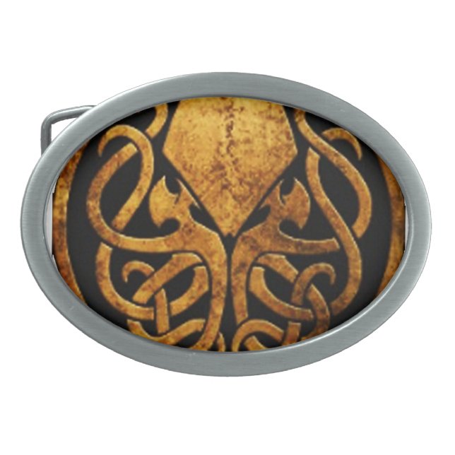 Cthulhu Belt Buckle (Front)