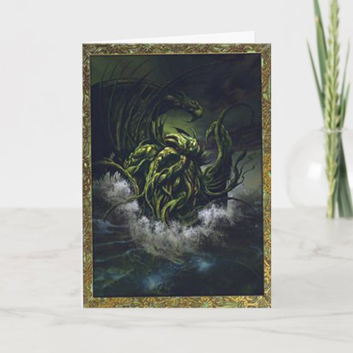 Cthulhu Birthday Card