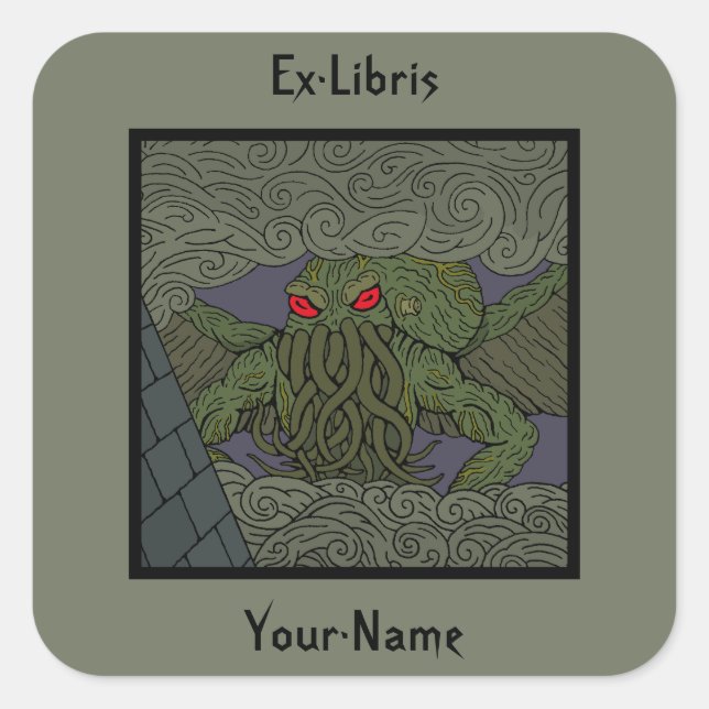 Cthulhu Bookplate (Front)