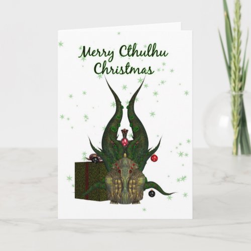 Cthulhu Christmas Card _ Cthulhu
