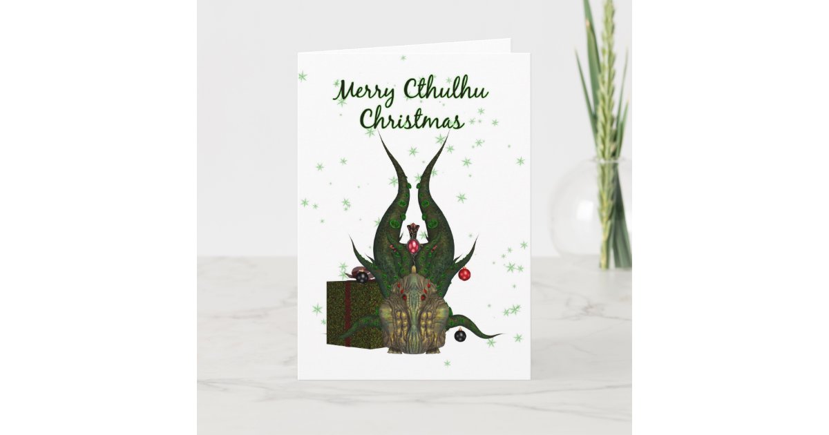 Cthulhu Christmas Card - Cthulhu | Zazzle