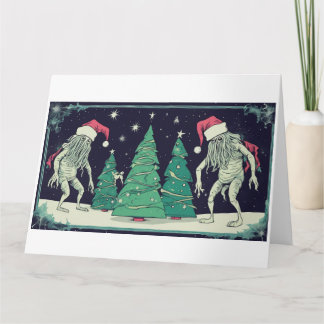 Cthulhu Christmas Spirits- The Ghost of Abyssalith Card