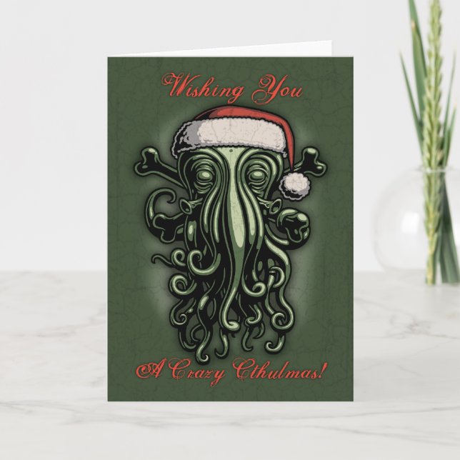 Cthulhu Claus Holiday Card (Front)