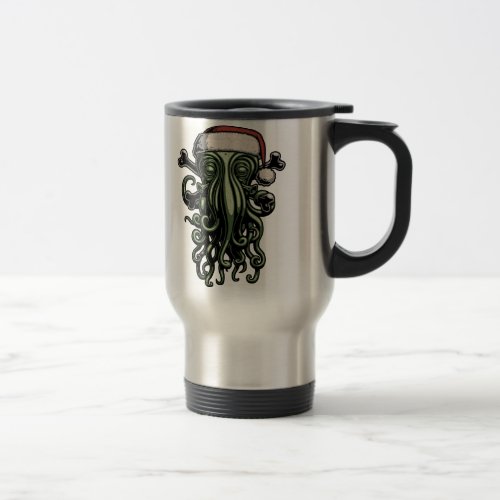 Cthulhu Claus Travel Mug