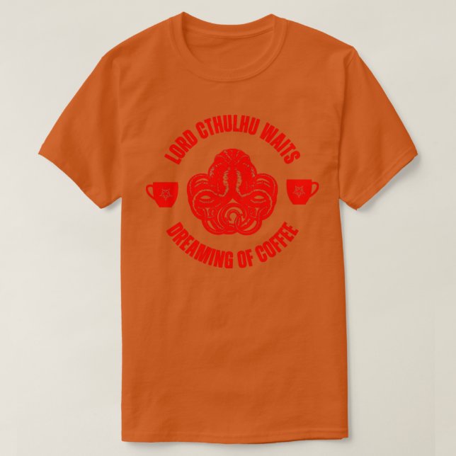 Cthulhu Coffee2 T-Shirt (Design Front)
