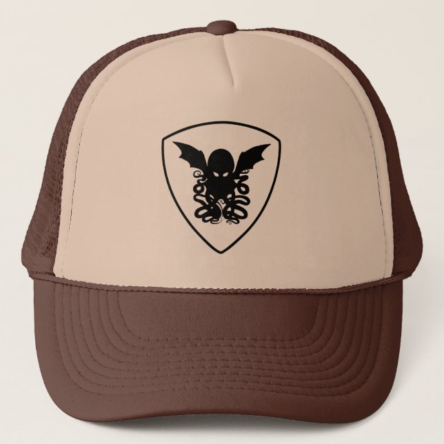 Cthulhu Crest Trucker Hat (Front)