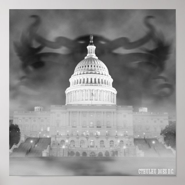 Cthulhu Does DC Poster (Front)
