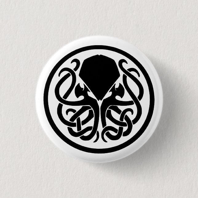Cthulhu Emblem Button (Front)