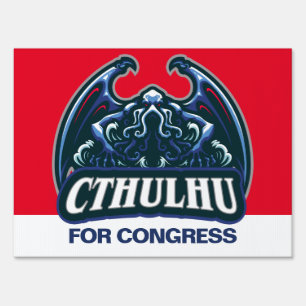Cthulhu for Office Customizable Sign