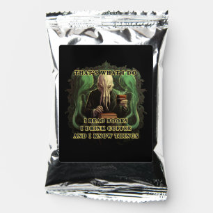 Cthulhu I read books I drink coffee I know things Coffee Drink Mix