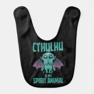 Cthulhu Is My Spirit Animal Baby Bib