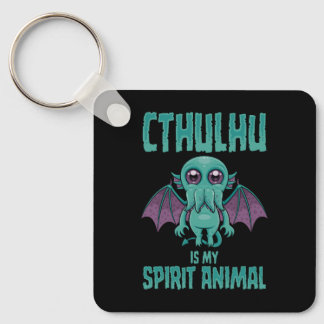 Cthulhu Is My Spirit Animal Keychain