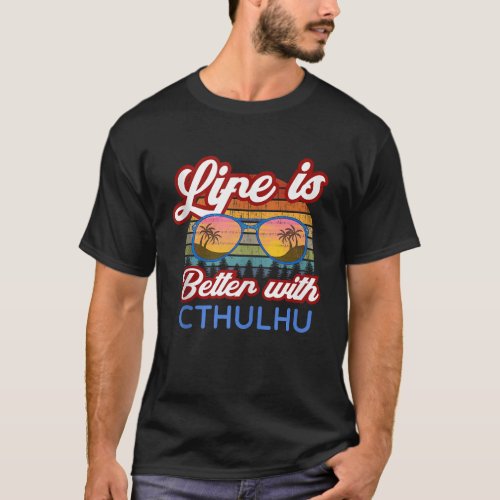 Cthulhu Lazy Haloween Costume Easy Cthulhu Cosplay T_Shirt