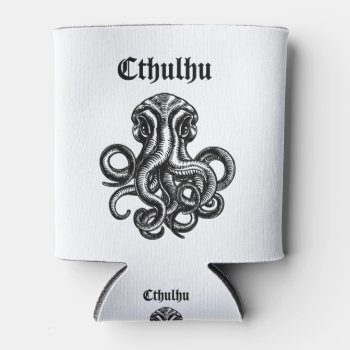 Cthulhu Lord - Savior Lovecraft Can Cooler by Moma_Art_Shop at Zazzle
