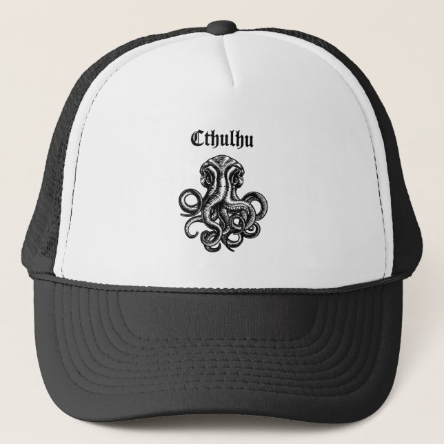 Cthulhu Lord - Savior Lovecraft Trucker Hat (Front)