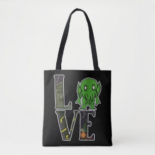Cthulhu LOVE Tote Bag