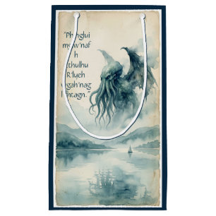 Cthulhu Lovecraft  Eldritch Horror Small Gift Bag
