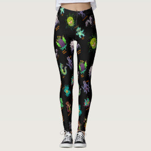 Cthulhu Lovecraft Mythos Chibi Bestiary II Leggings
