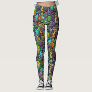 Cthulhu Lovecraft Mythos Chibi Bestiary Leggings