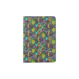 Cthulhu Lovecraft Mythos Chibi Bestiary Passport Holder