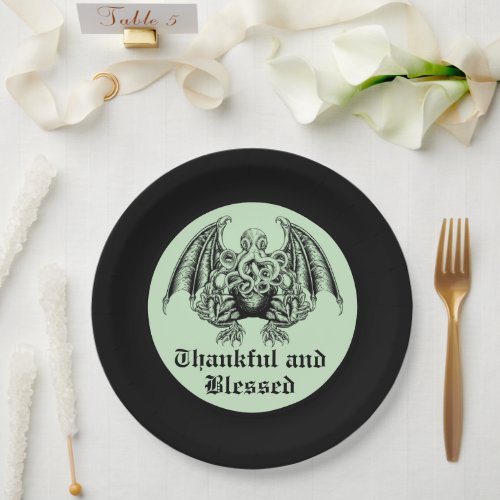 Cthulhu Lovecraft Paper Plates