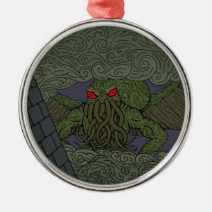 Cthulhu Metal Ornament