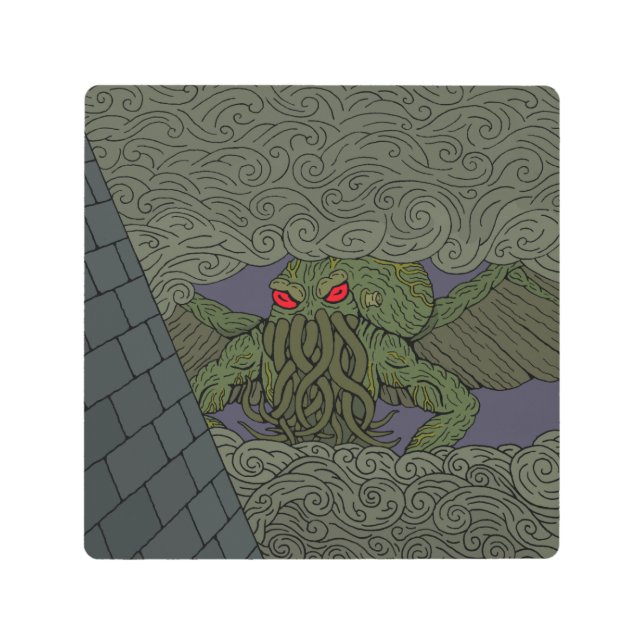 Cthulhu Metal Print (Front)