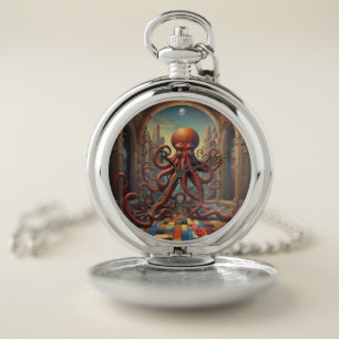 Cthulhu Paradise Lost Pocket Watch