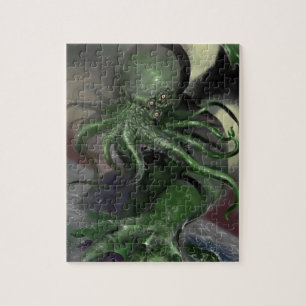 Cthulhu Rising H.P Lovecraft inspired horror rpg Jigsaw Puzzle