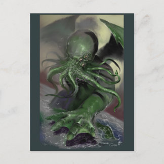 Cthulhu Rising H.P Lovecraft inspired horror rpg Postcard