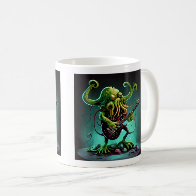 Cthulhu Rock 'n Roll Classic Mug, 11 oz  Coffee Mug (Front Right)