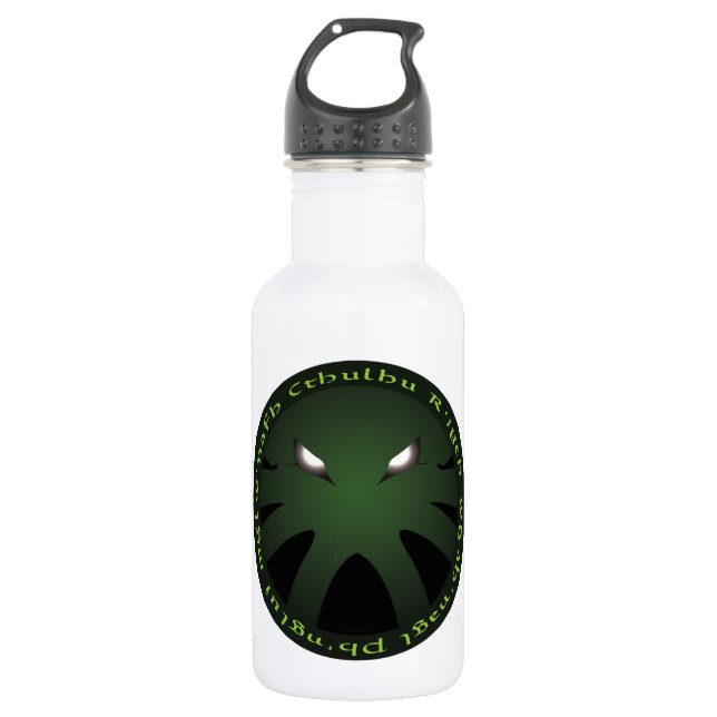 Cthulhu Roundel Stainless Steel Water Bottle (Front)