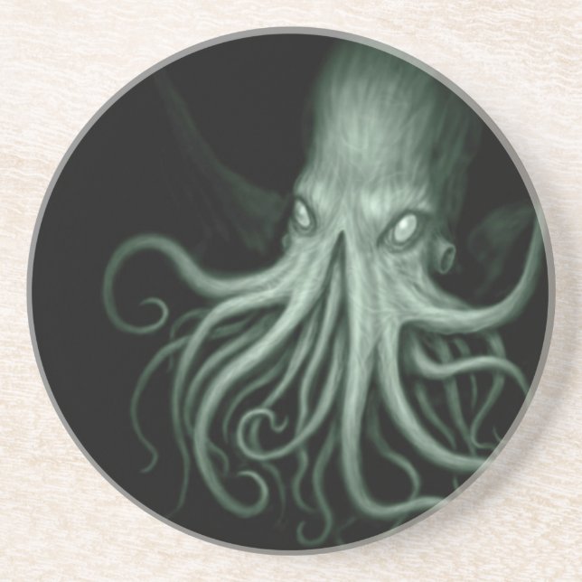 cthulhu sandstone coaster (Front)