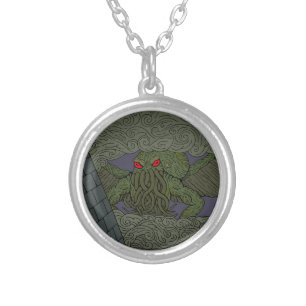 Cthulhu Silver Plated Necklace