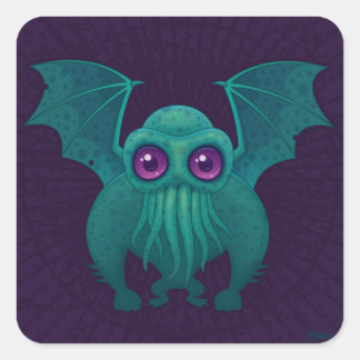 Cthulhu Square Sticker