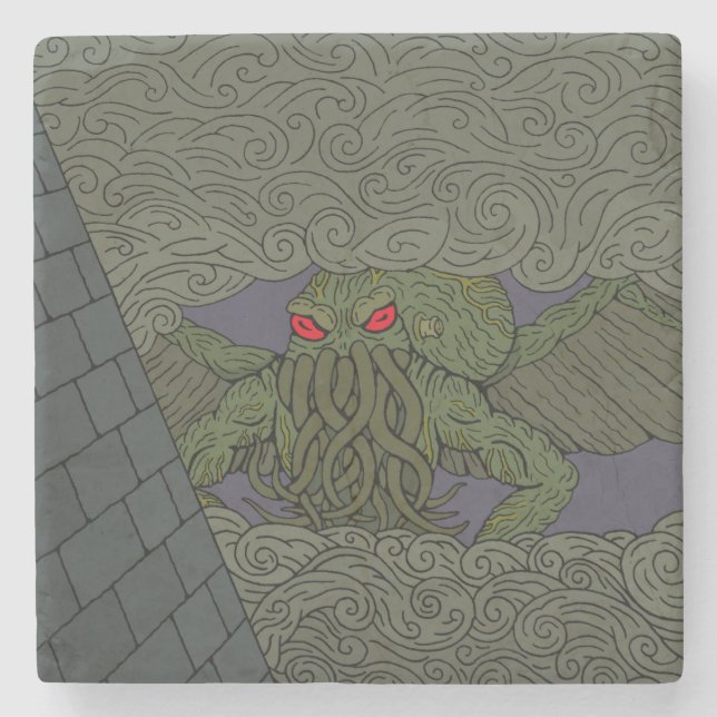 Cthulhu Stone Coaster (Front)
